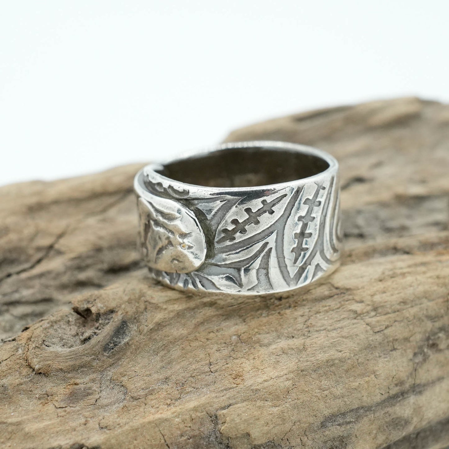 Precious Metal Clay Textured Ring