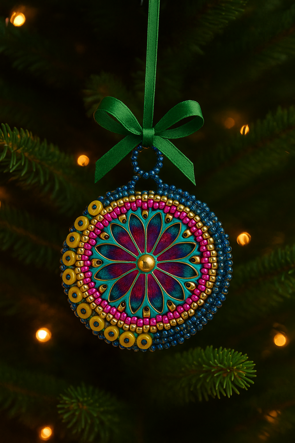 12.20.25 Bead Embroidery Ornament or Jewelry