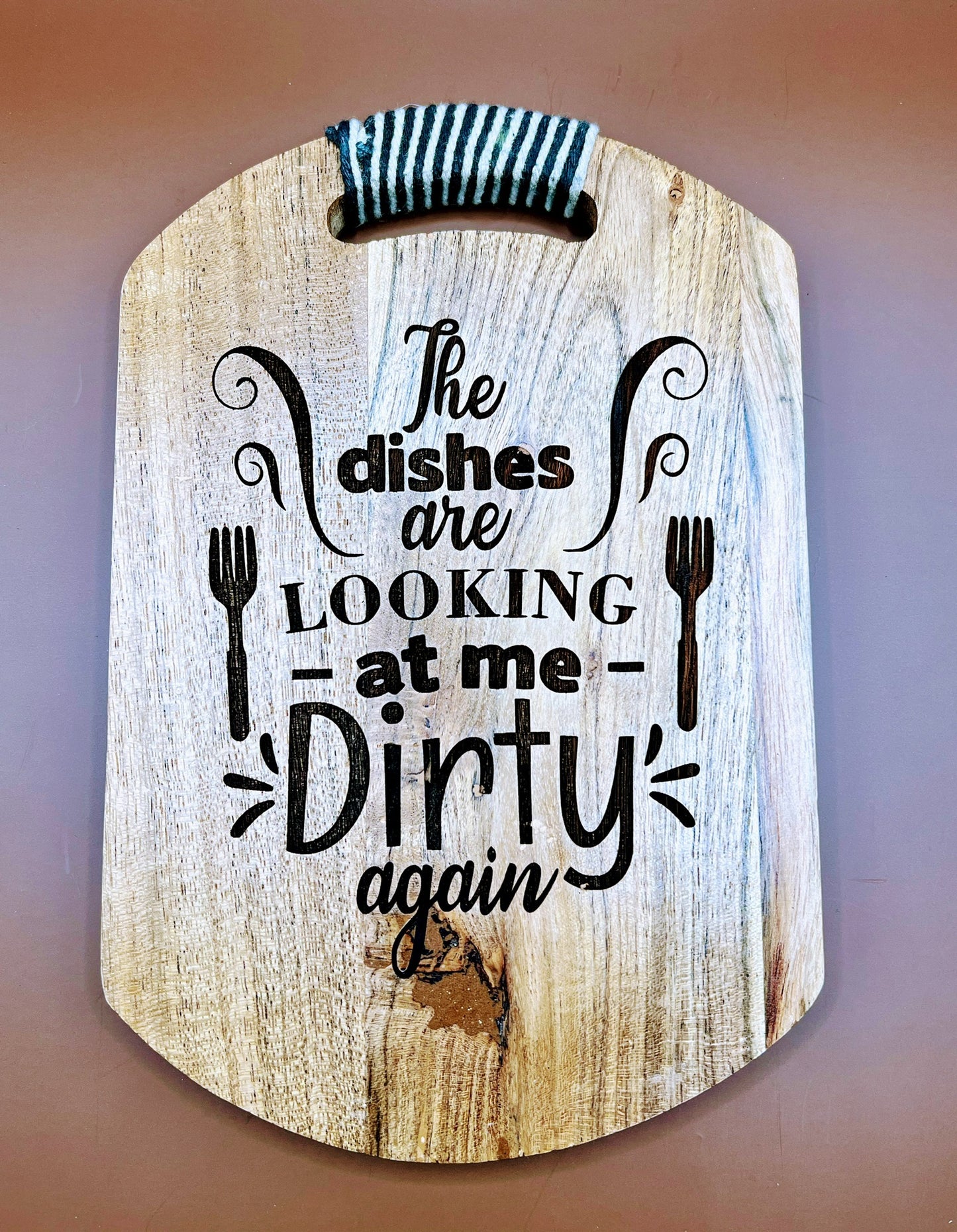 Dirty dishes 9"x6"