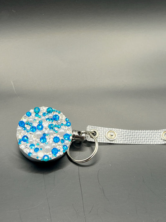 Badge reel blue 1.5"