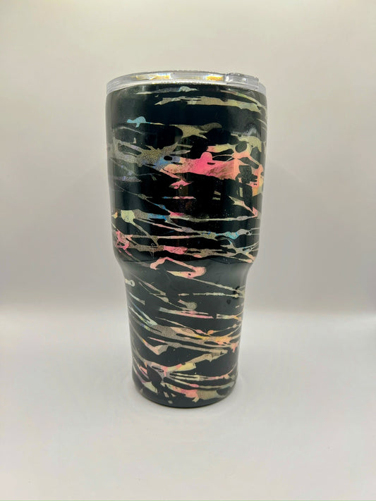 Glow in the Dark Splatter Tumbler