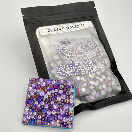 Purple Passion Rhinestone Mix